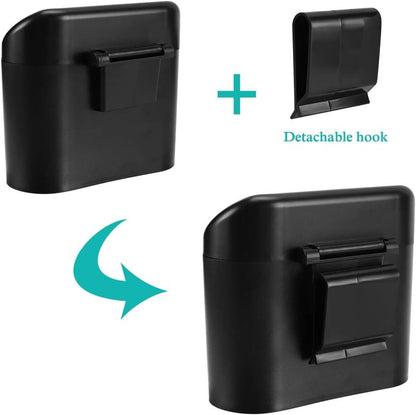 Mini Car Trash Can Bin with Lid Car Garbage Trash Can Storage Car Accessories