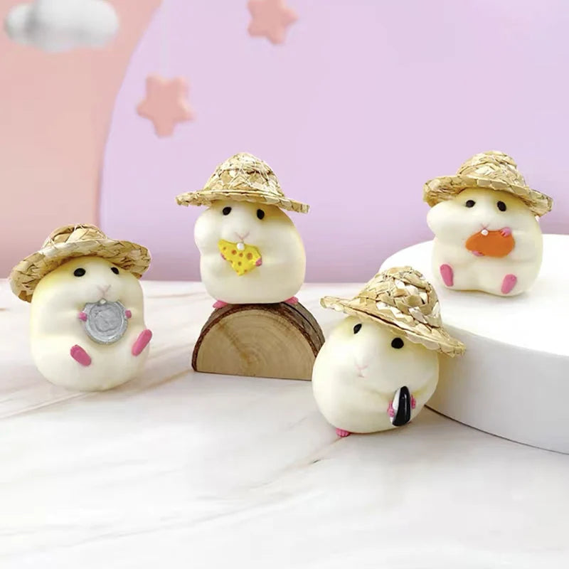 Car Decoration Hamster Car Accessories New Console Cute Doll Car Interior Pendant Car Decoration Cool Car Decoration