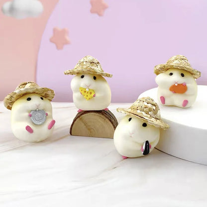 Car Decoration Hamster Car Accessories New Console Cute Doll Car Interior Pendant Car Decoration Cool Car Decoration
